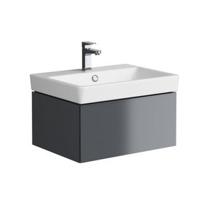Splendour Washbasin Cabinet - 60cm - Grey