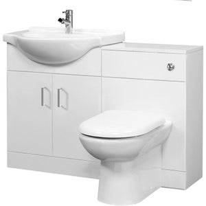 Toilet And Sink Units Bathroom Furniture Homebase