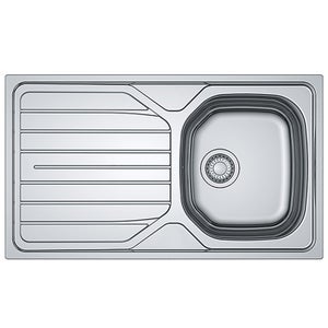 Mezzo Silver Kitchen Sink - 1 Bowl