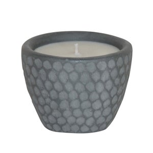 Citronella Pitted Grey Candle Pot