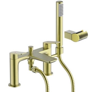 Aero Shower Mixer Tap Brushed - Brass