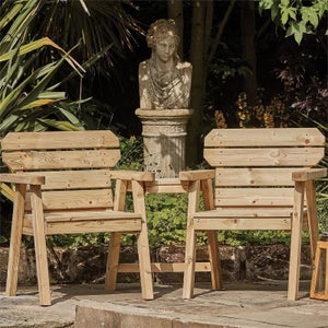 Garden Love Seats Garden Seating Homebase