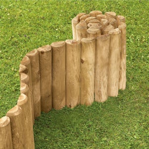 Softwood Economy Garden Border Log Roll - 1.25m