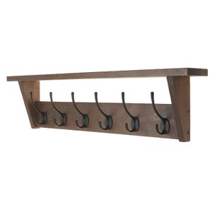 Over The Door Hook Door Hanger, Over The Door Towel Rack with 6 Coat Hooks  for Hanging, Antique Copper