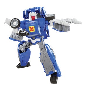 Hasbro Transformers Generations War for Cybertron: Koninkrijk Deluxe WFC-K26 Autobot Tracks Actiefiguur