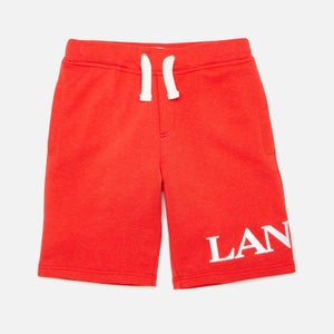 Lanvin Boys' Logo Shorts - Bright Red