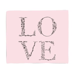 L.O.V.E Fleece Blanket
