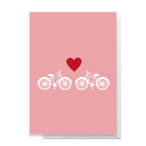 Bicycle Love Greetings Card
