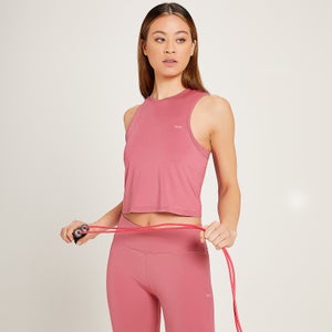 Crop top sportivo MP Linear Mark da donna - Frosted Berry