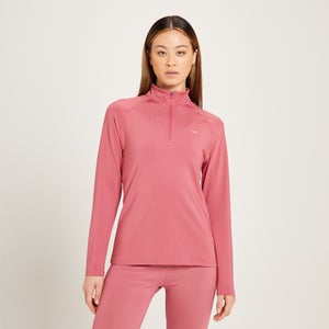 MP Women's Linear Mark Training 1/4 Zip Top — Frosted Berry