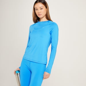 MP ženska Linear Mark majica dugih rukava za trening - svijetlo plava boja