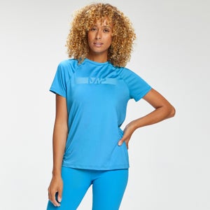 MP 여성용 그래피티 그래픽 트레이닝 티셔츠 - 브라이트 블루