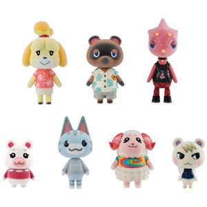 Nintendo Animal Crossing Figuren Geschenkset - 7 Stuks