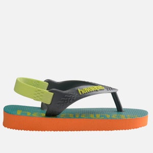 Havaianas Toddlers' Logomania Flip Flops - Begonia Orange