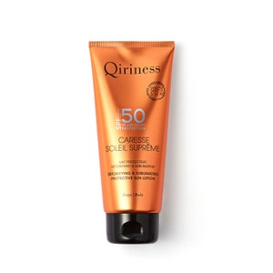 Qiriness Caresse Soleil Suprême Corps SPF 50 ‐ Lait Protecteur Détoxifiant & Sublimateur SPF50
