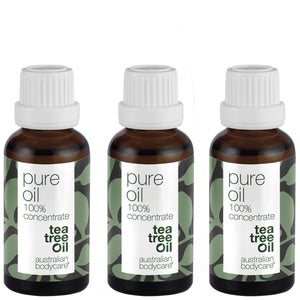 Australian Bodycare Pure Oil 100% Concentrate Tea Tree Oil 3 x 30ml