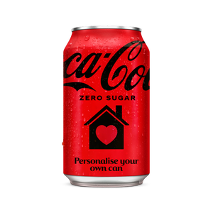 Coca-Cola Zero Sugar 330ml - Personalised Can - Happy Birthday 3