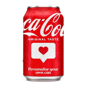 Coca-Cola Original Taste 330ml - Personalised Can - Female Wedding