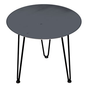 Decorsome Charcoal Grey Wooden Side Table
