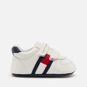 Tommy Hilfiger Babies' Velcro Shoe - White/Blue