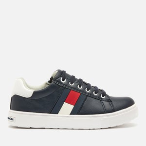 Tommy Hilfiger Kids' Low Cut Lace Up Sneakers - Blue/White