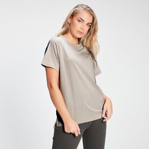 MP ženska majica sa parangalom za dan odmora - koštano siva