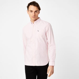 Wadsworth Stripe Oxford Shirt - Pink