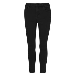 Sancomb Crop Jeans - Washed Black
