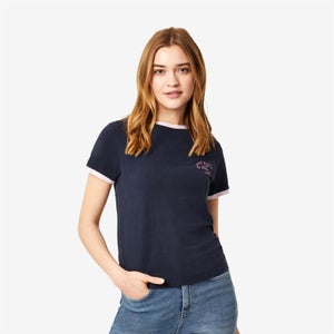Trinkey Ringer T-Shirt - Navy