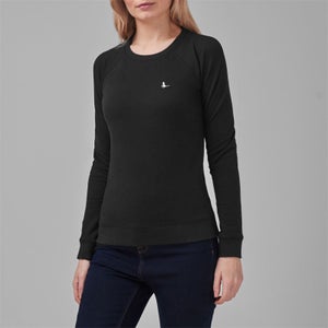 Pheasant Crew Neck Sweatshirt Ladies - Black