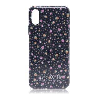 iPhone X Case - Navy Floral