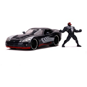 Jada Toys マーベル Venom 2008 Dodge Viper 1:24