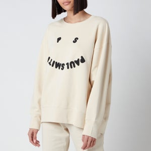 PS Paul Smith Women's PS Face Sweatshirt - Cream