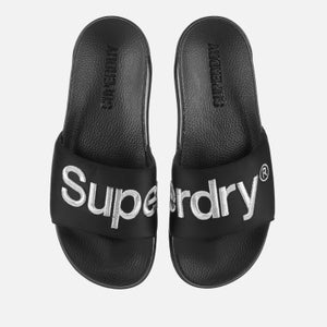 Superdry Men's Classic Scuba Slide Sandals - Black/Optic