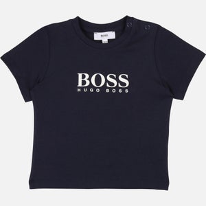 Hugo Boss Baby Boys' Logo Short Sleeve T-Shirt - Navy