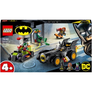 LEGO DC Batman vs. Joker: Inseguimento con la Batmobile, Set Macchina dei Supereroi per Bambini dai 4 anni in su, 76180
