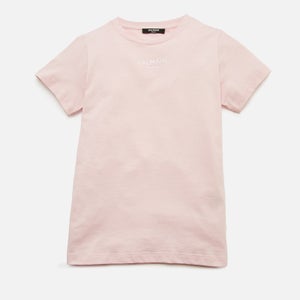 Balmain Boys' T-Shirt - Rosa/Bianco