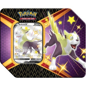 Pokémon TCG: Shining Fates Tin - Eldegoss V, Boltun V or Cramorant V (Assortment)