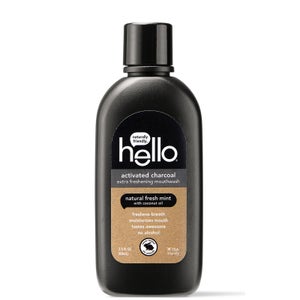 hello Activated Charcoal Trial and Travel Rinse 3 oz