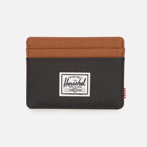 Herschel Supply Co. Men's Charlie Card Wallet - Black/Saddle Brown