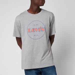Levi's Men's Relaxed Fit Big Circle Logo T-Shirt - Heather Grey
