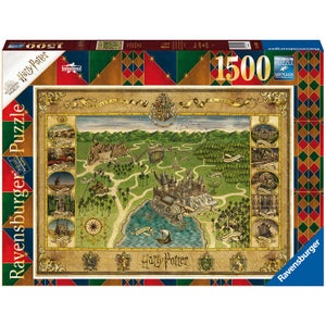 Harry Potter Hogwarts Map Jigsaw Puzzle (1500 Pieces)