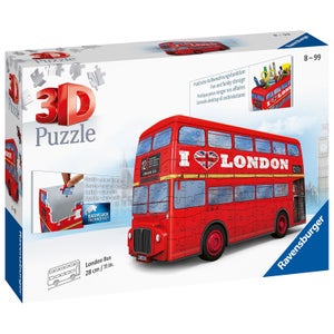 London Bus 3D Jigsaw Puzzle (216 Pieces)