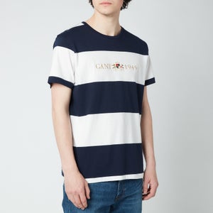 GANT Men's Flag Crest T-Shirt - Classic Blue
