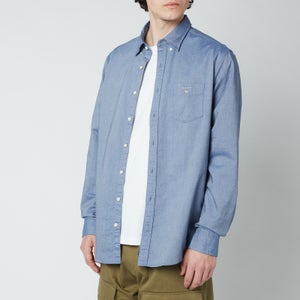 GANT Men's Regular Oxford Shirt - Persian Blue