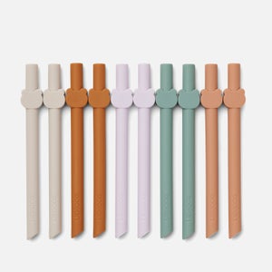 Liewood Badu Kids' Straws - Multi (10 Pack)