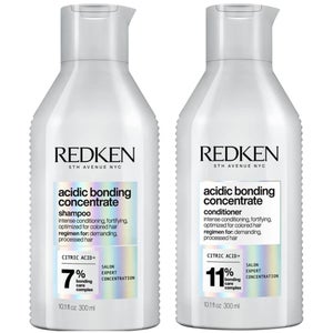 Redken Acidic Bonding Concentrate Shampoo and Conditioner Duo (2 x 300ml) (Worth $106.00)