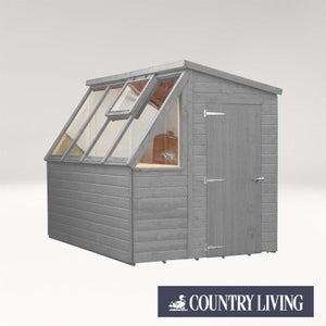 Country Living Caythorpe 8 x 6 Premium Potting Shed Painted + Installation - Thorpe Towers