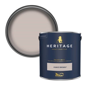 Dulux Heritage Matt Emulsion Paint - Pumice Brown - 2.5L