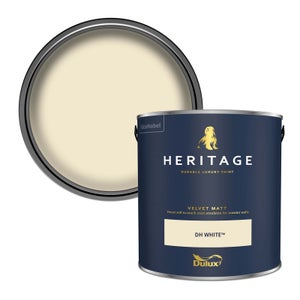 Dulux Heritage Matt Emulsion Paint - DH White - 2.5L